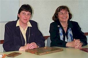 Madame Josette CABOT und Elke Ratzkowski